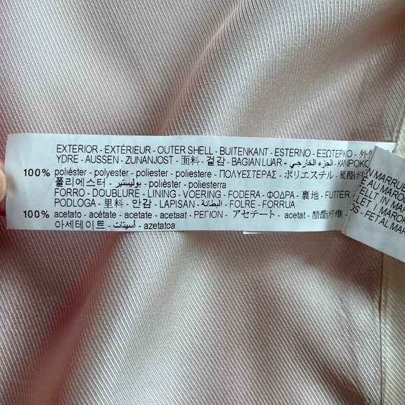 Zara Longline Open Front Blazer Red Orange 3/4 Sleeve Size S Workwear - Picture 6 of 6